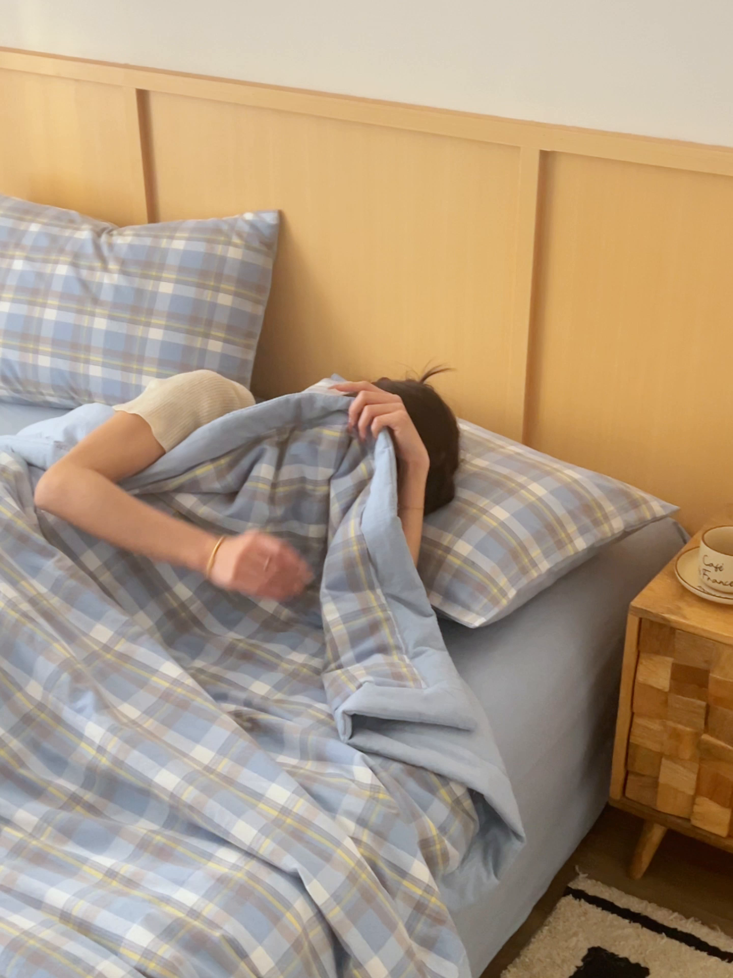 91家纺网 家纺一手货源 找家纺 简如 2026新款全棉纯棉色织水洗棉棉花空调被夏凉被 莫妮-蓝