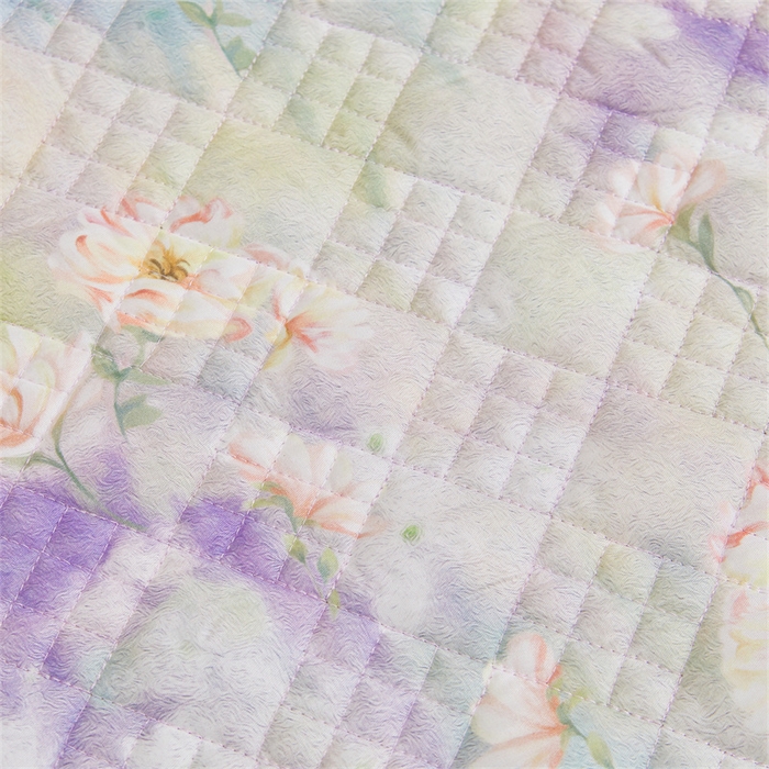 91家纺网 家纺一手货源 找家纺 宜凡家纺 2026新款莱赛尔印花夹棉单床裙床裙三件套 鸢尾幽梦