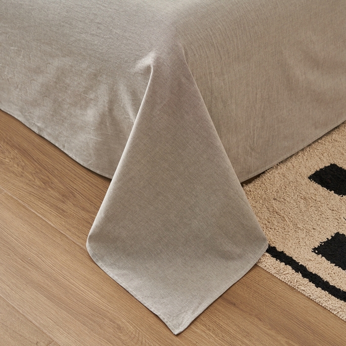 91家纺网 家纺一手货源 找家纺 简如 2026新款全棉纯棉色织水洗棉棉花空调被夏凉被 柠檬-灰