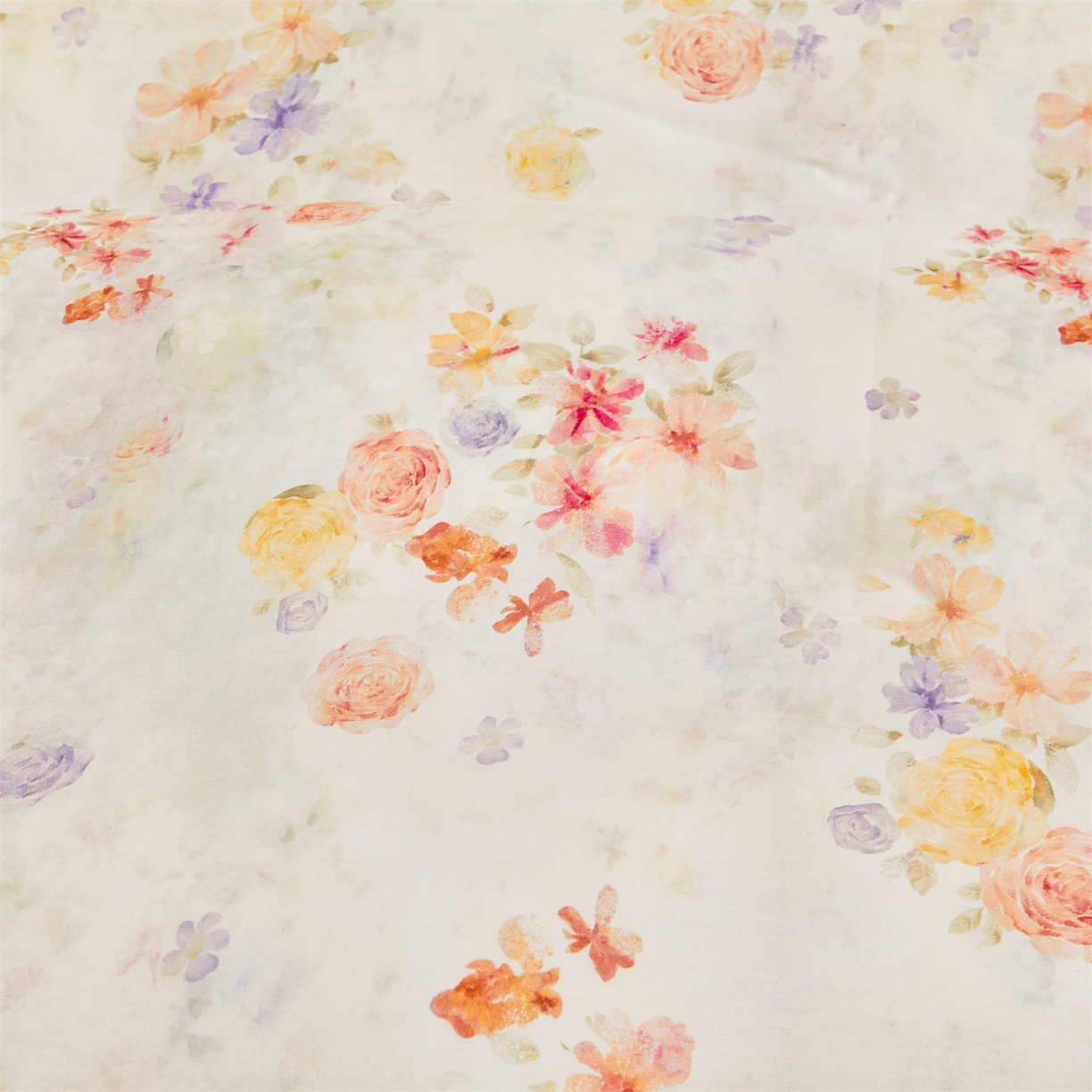 91家纺网 家纺一手货源 找家纺 宜凡家纺 2026新款莱赛尔印花夹棉床裙四件套 海棠听风