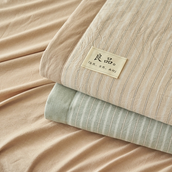 91家纺网 家纺一手货源 找家纺 简如 2026新款全棉纯棉色织水洗棉棉花空调被夏凉被 组合图仅供展示不可下单