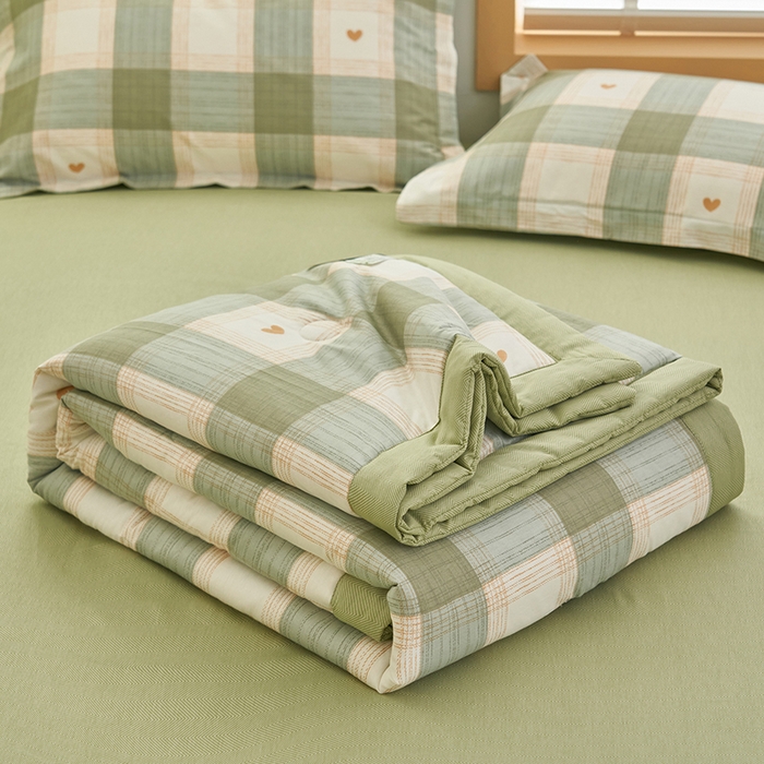 91家纺网 家纺一手货源 找家纺 （总）简如 2026新款印花里外全棉夏凉被四件套