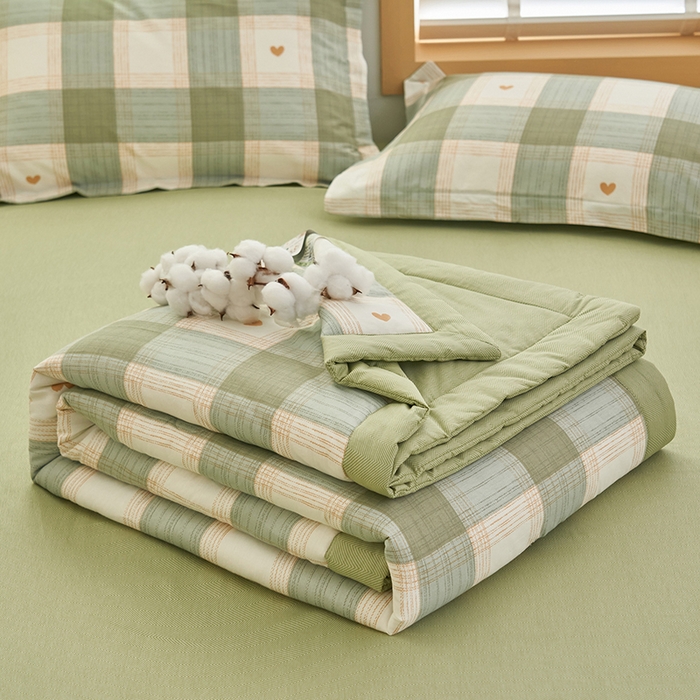 91家纺网 家纺一手货源 找家纺 （总）简如 2026新款印花里外全棉夏凉被四件套