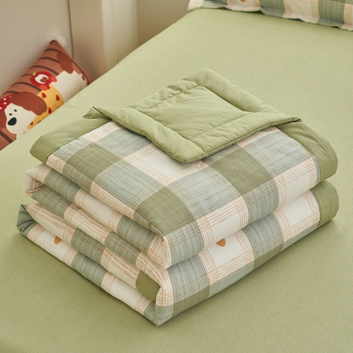 91家纺网 家纺一手货源 找家纺 （总）简如 2026新款印花里外全棉夏凉被四件套