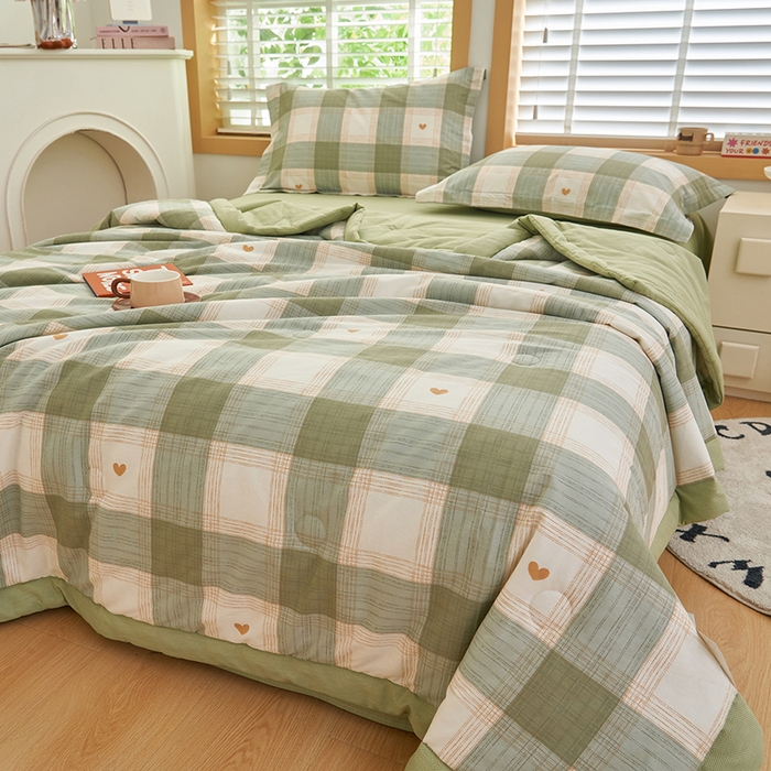 91家纺网 家纺一手货源 找家纺 （总）简如 2026新款印花里外全棉夏凉被四件套