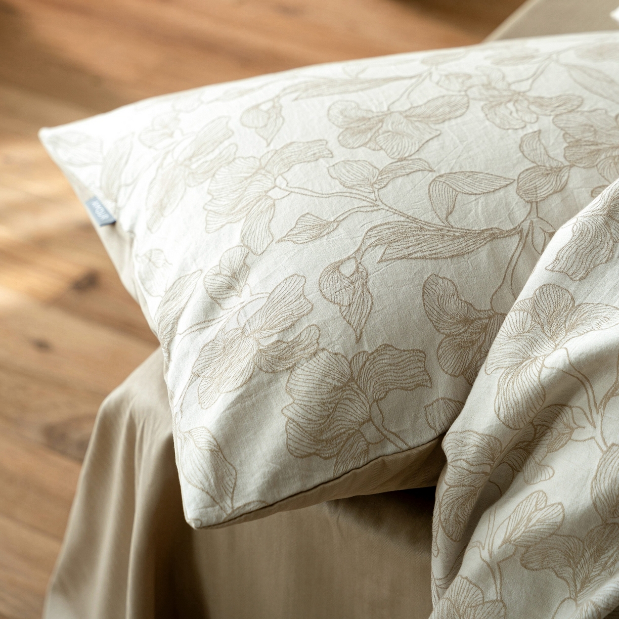 91家纺网 家纺一手货源 找家纺 时光里 2026新款全棉纯棉60支色织水洗提花四件套 将离