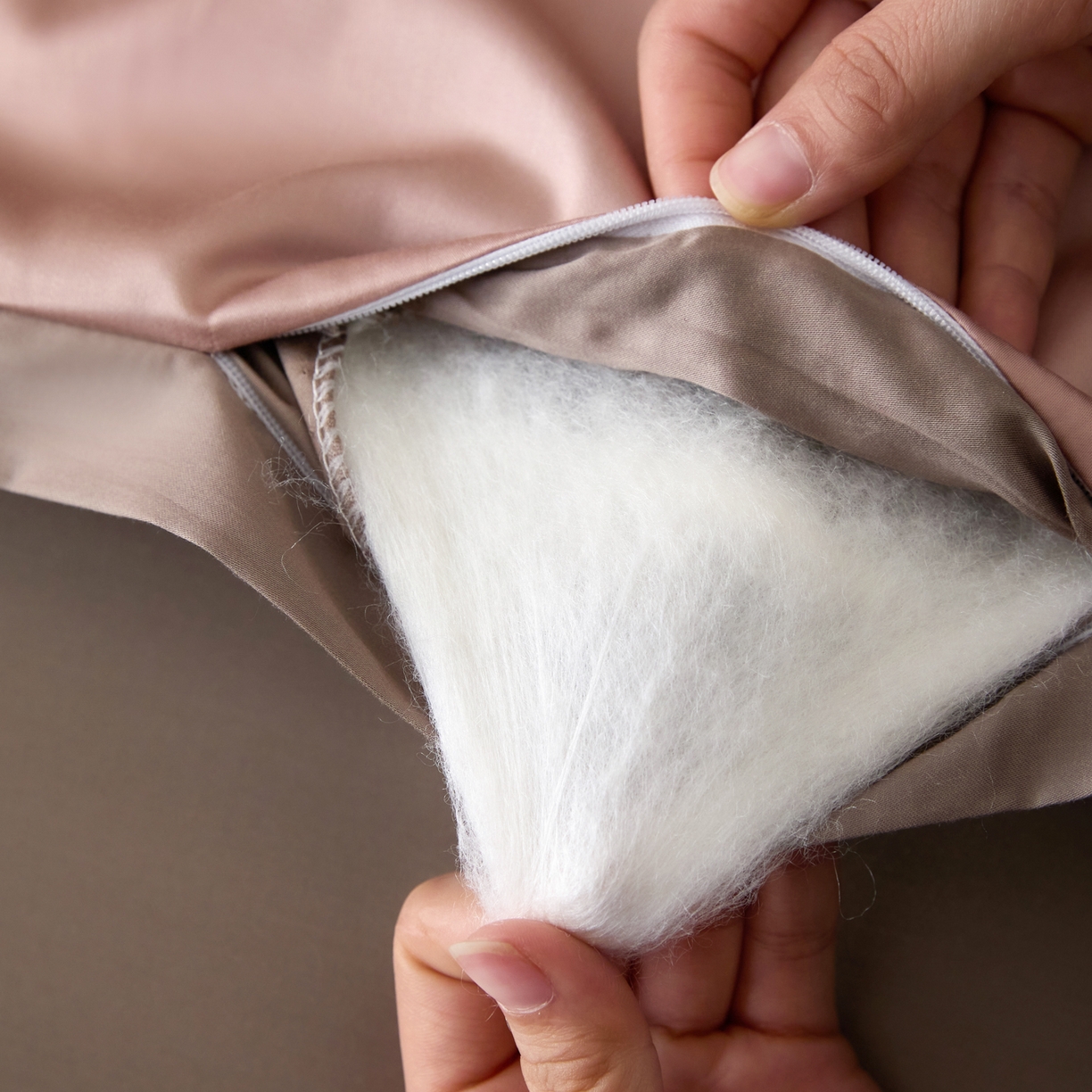 91家纺网 家纺一手货源 找家纺 A+爱家（纪梵茜） 2026新款兰精天丝夏凉被100%蚕丝被莱赛尔天丝蚕丝空调被芯蚕丝夏被 蚕丝豆沙