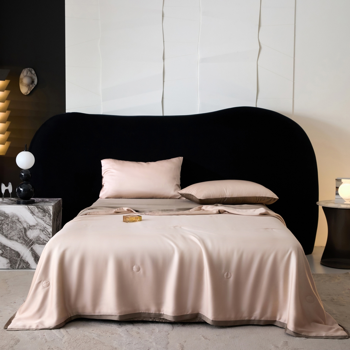 A+爱家（纪梵茜） 2026新款兰精天丝夏凉被100%蚕丝被莱赛尔天丝蚕丝空调被芯蚕丝夏被 蚕丝藕色