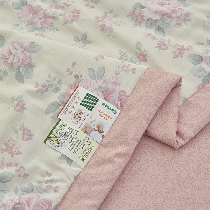 91家纺网 家纺一手货源 找家纺 简如 2026新款印花里外全棉夏凉被四件套 花絮