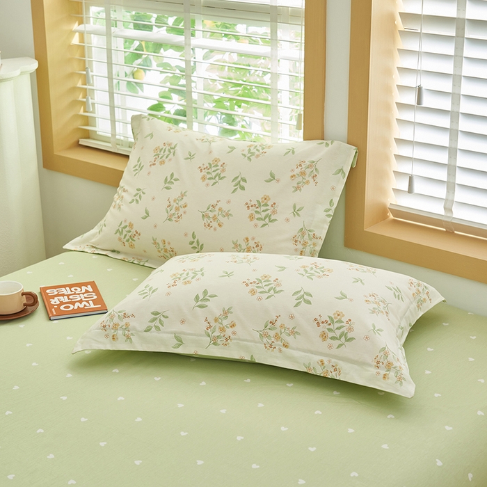 91家纺网 家纺一手货源 找家纺 简如 2026新款印花里外全棉夏凉被四件套 花样年华