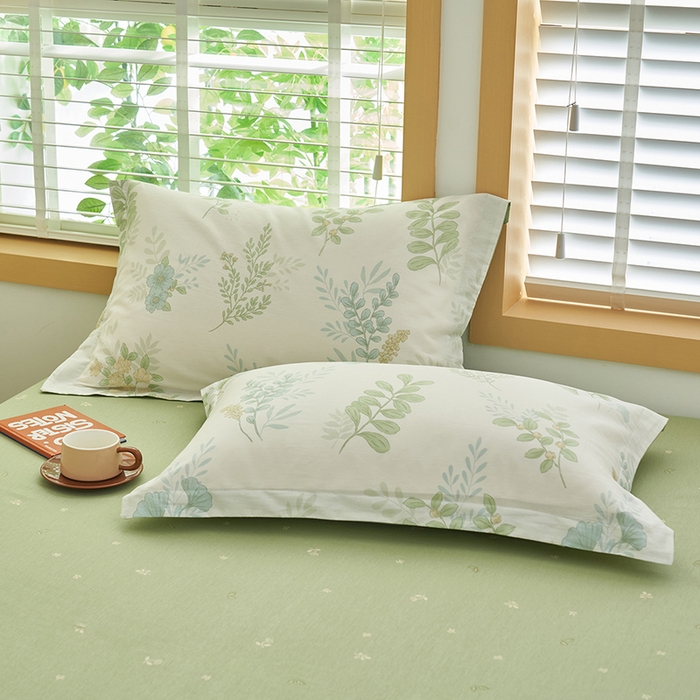 91家纺网 家纺一手货源 找家纺 简如 2026新款印花里外全棉夏凉被四件套 花在云端