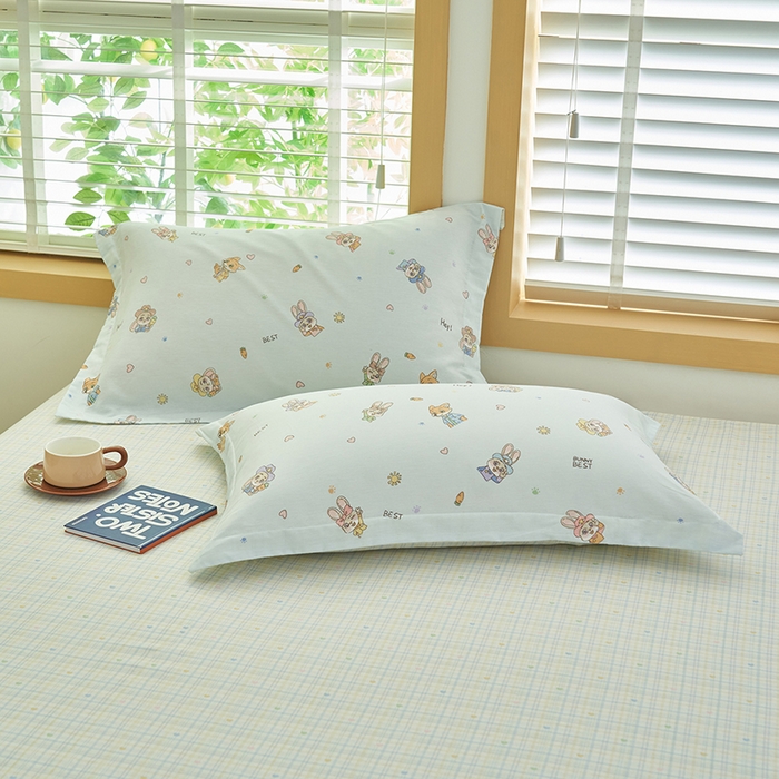 91家纺网 家纺一手货源 找家纺 简如 2026新款印花里外全棉夏凉被四件套 狂想曲-兰