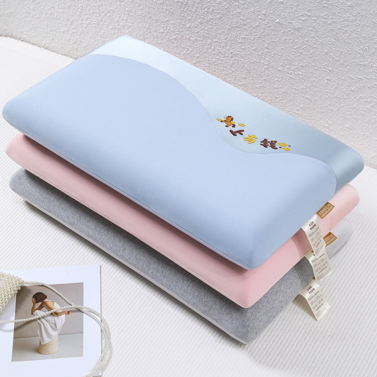 91家纺网 家纺一手货源 找家纺 （总）芯洲 2026新款慢回弹记忆枕枕头枕芯-马上有钱