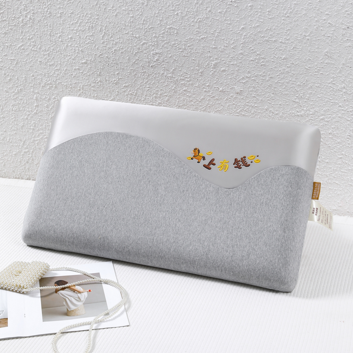 91家纺网 家纺一手货源 找家纺 芯洲 2026新款慢回弹记忆枕枕头枕芯-马上有钱 马上有钱-粉