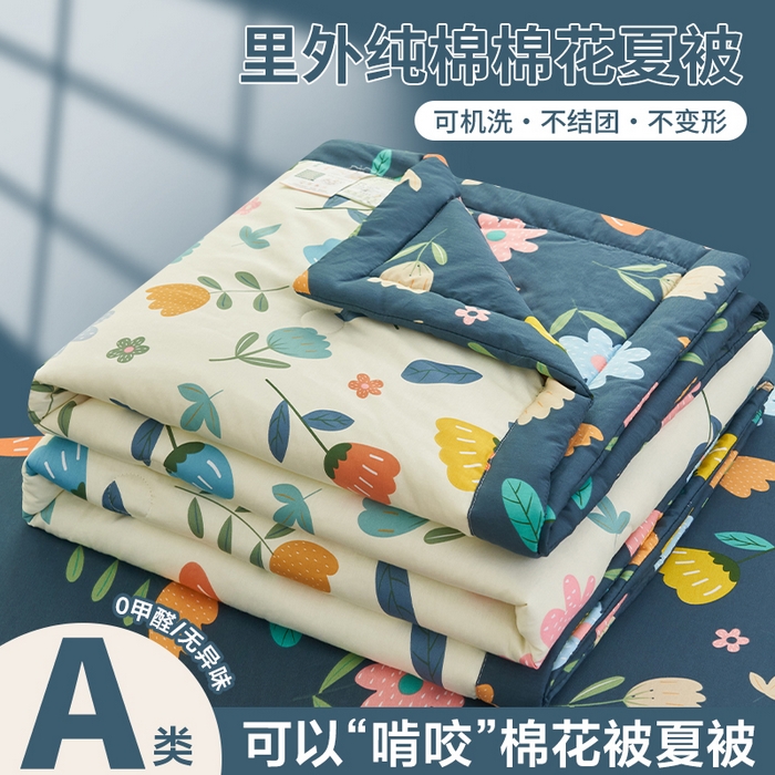 简如 2026新款印花里外全棉夏凉被四件套 洛洛繁花