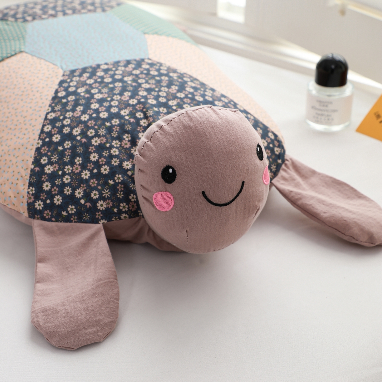 91家纺网 家纺一手货源 找家纺 芯洲 2026新款全棉荞麦枕枕头枕芯-小乌龟 小乌龟-咖（背部拼色随机）