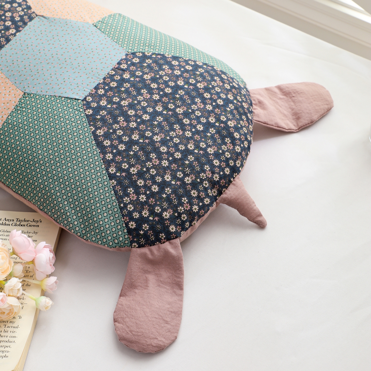 91家纺网 家纺一手货源 找家纺 芯洲 2026新款全棉荞麦枕枕头枕芯-小乌龟 小乌龟-咖（背部拼色随机）