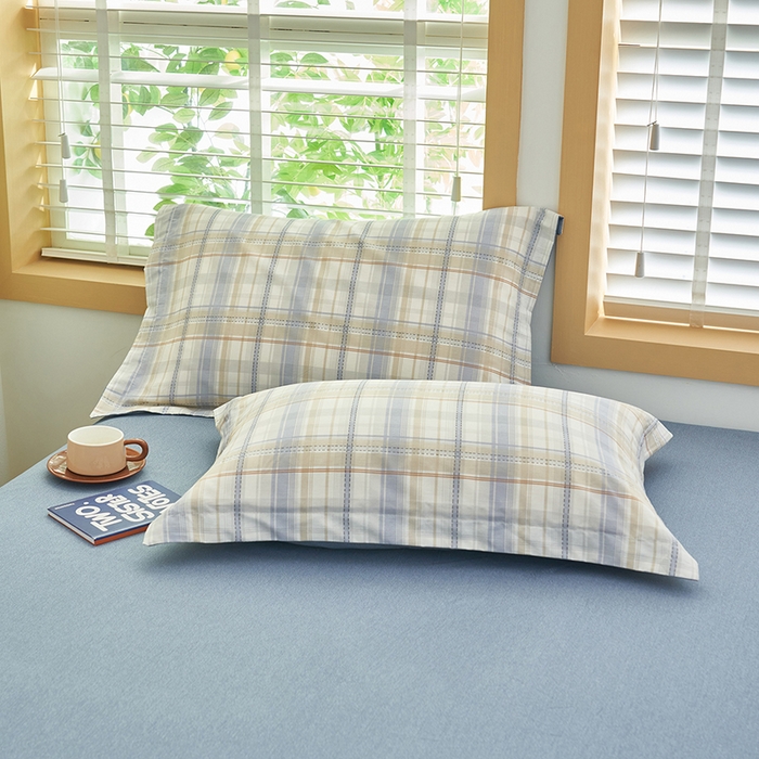 91家纺网 家纺一手货源 找家纺 简如 2026新款印花里外全棉夏凉被四件套 英伦风尚