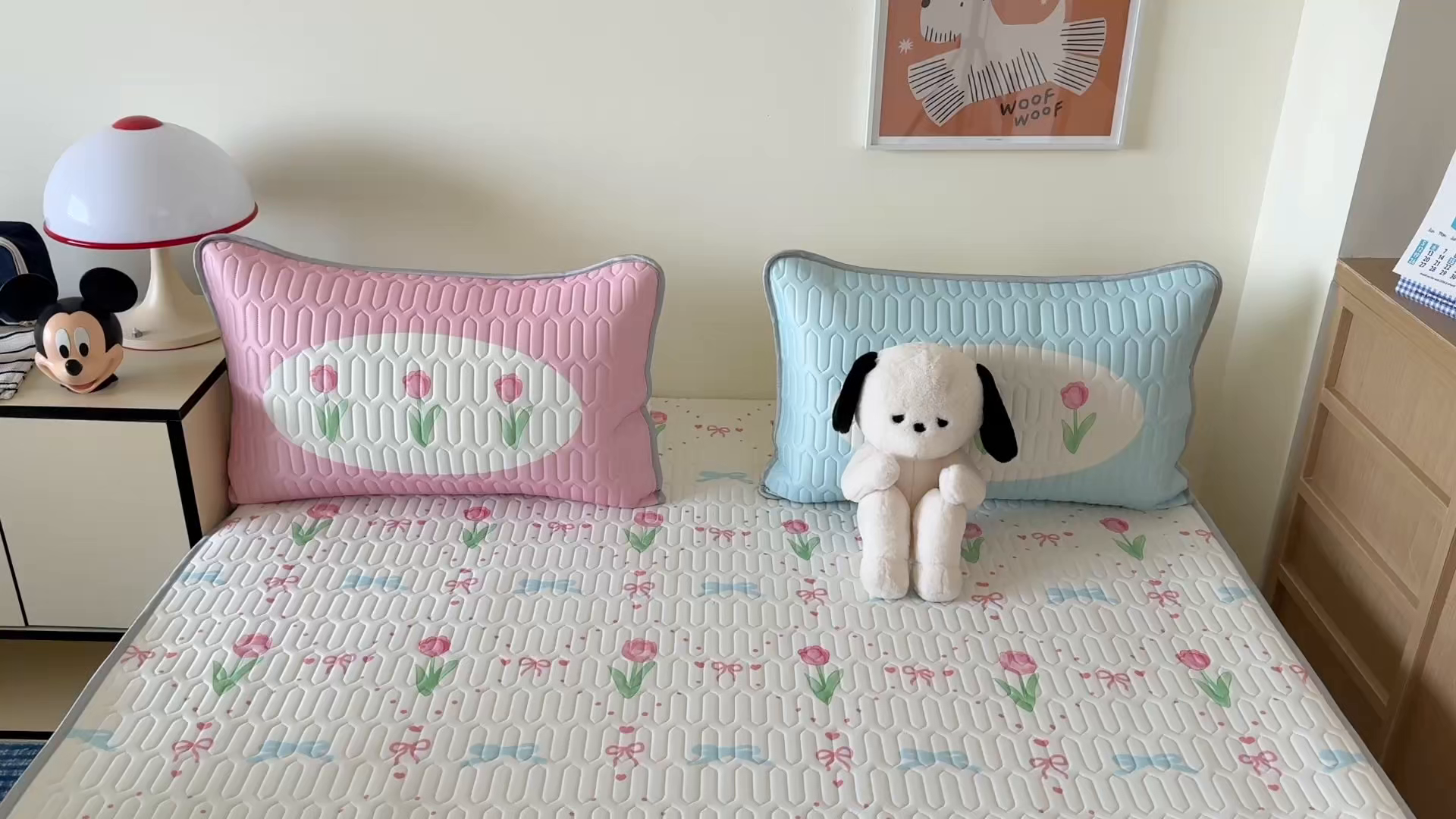 91家纺网 家纺一手货源 找家纺 （总）顾里家纺 2026新款ins大版卡通乳胶席凉席席子