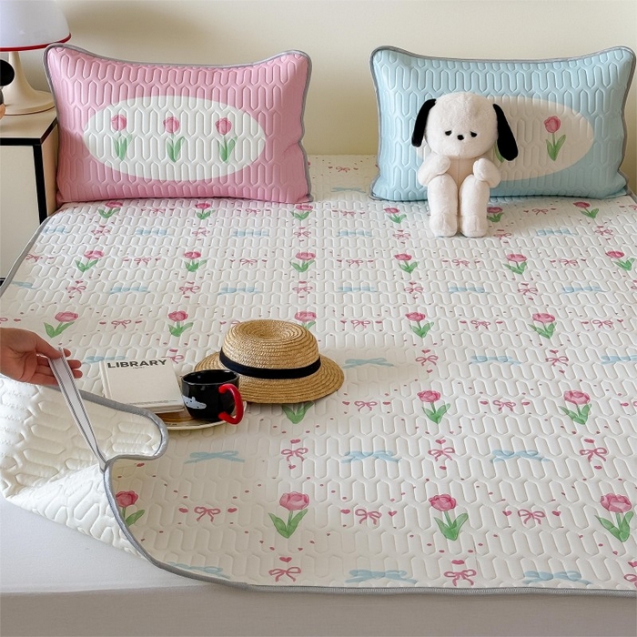 91家纺网 家纺一手货源 找家纺 （总）顾里家纺 2026新款ins大版卡通乳胶席凉席席子