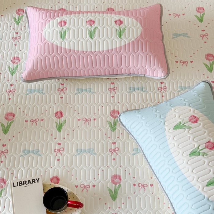 91家纺网 家纺一手货源 找家纺 （总）顾里家纺 2026新款ins大版卡通乳胶席凉席席子