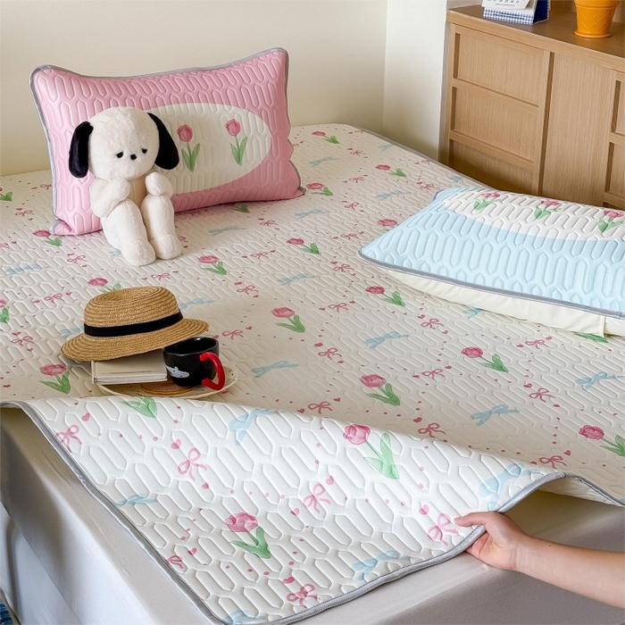 91家纺网 家纺一手货源 找家纺 （总）顾里家纺 2026新款ins大版卡通乳胶席凉席席子