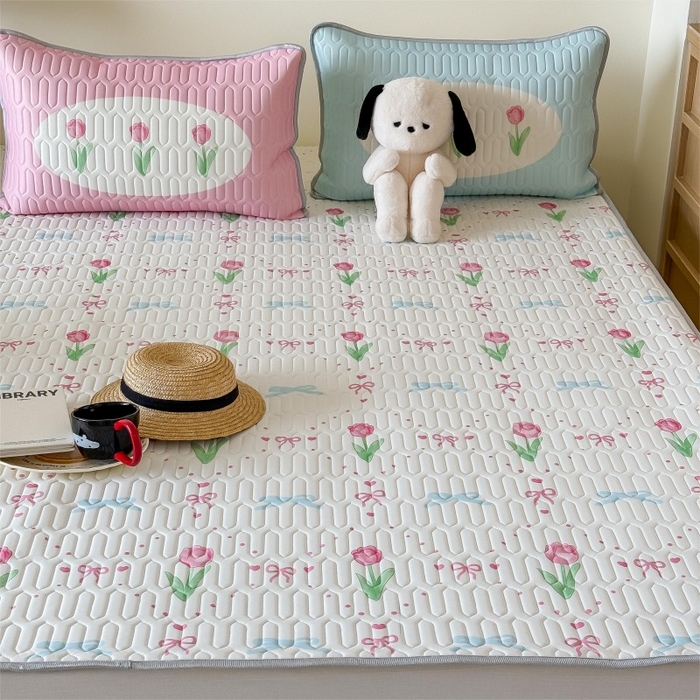 91家纺网 家纺一手货源 找家纺 （总）顾里家纺 2026新款ins大版卡通乳胶席凉席席子