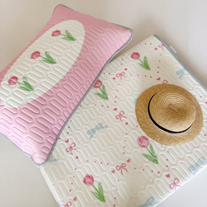 91家纺网 家纺一手货源 找家纺 （总）顾里家纺 2026新款ins大版卡通乳胶席凉席席子