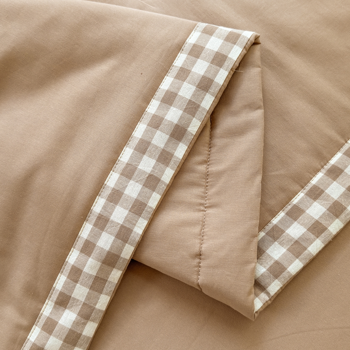 91家纺网 家纺一手货源 找家纺 雯雨家纺 2026新款全棉水洗棉棉花夏凉被-简森系列 简森-冰山驼