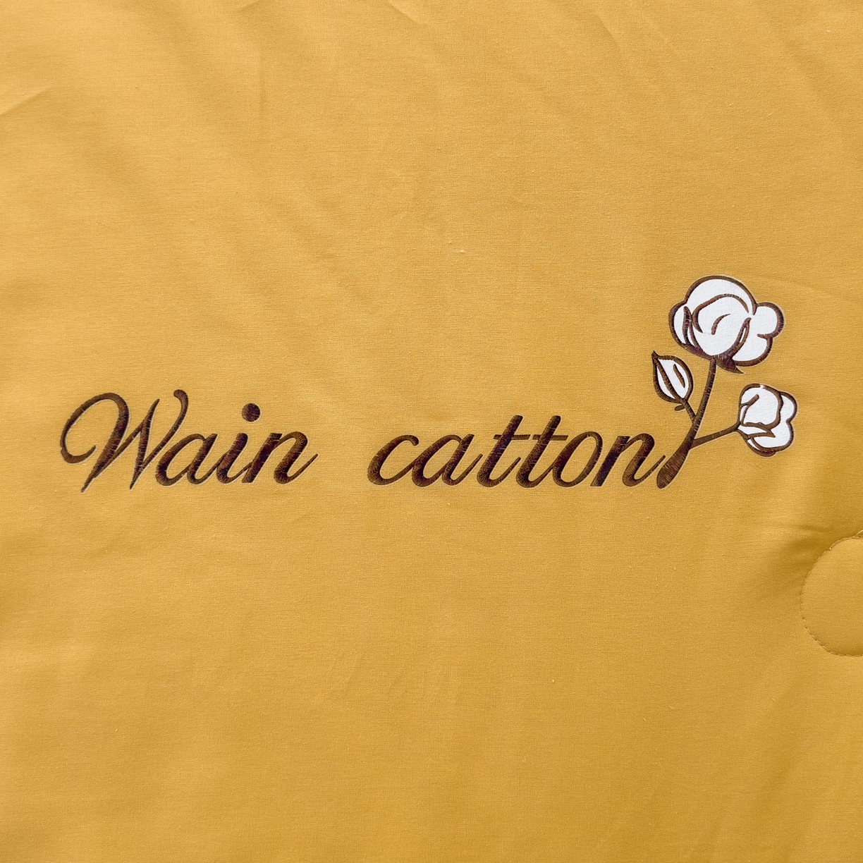 91家纺网 家纺一手货源 找家纺 雯雨家纺 2026新款全棉水洗棉棉花夏凉被-简森系列 简森-明亮黄