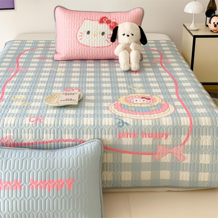 91家纺网 家纺一手货源 找家纺 （总）顾里家纺 2026新款ins大版卡通乳胶席凉席席子