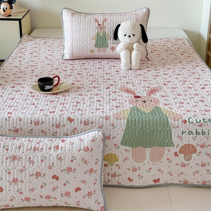 91家纺网 家纺一手货源 找家纺 （总）顾里家纺 2026新款ins大版卡通乳胶席凉席席子