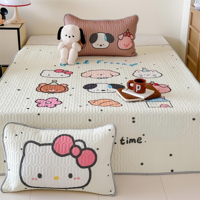 91家纺网 家纺一手货源 找家纺 （总）顾里家纺 2026新款ins大版卡通乳胶席凉席席子