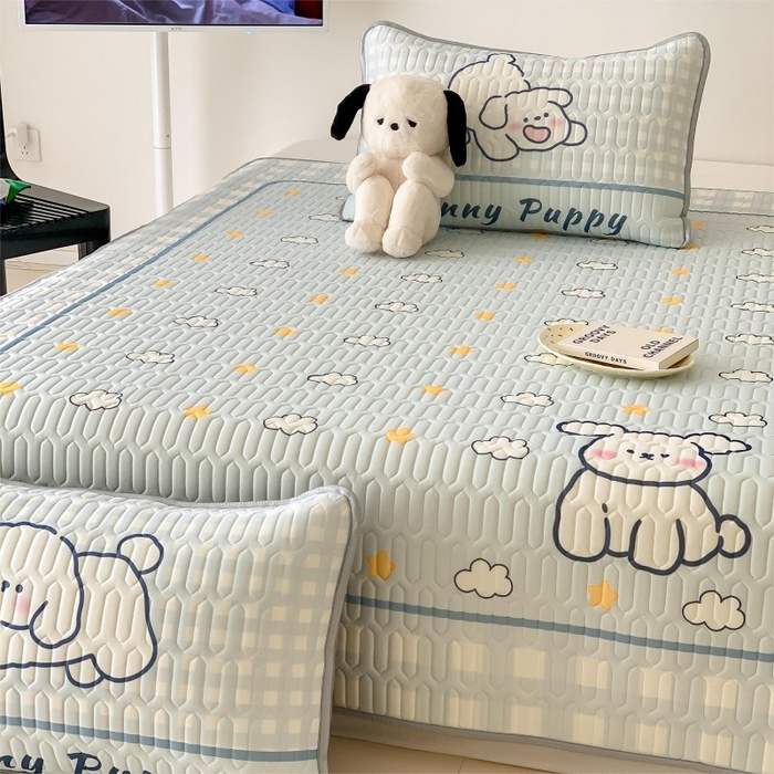 91家纺网 家纺一手货源 找家纺 （总）顾里家纺 2026新款ins大版卡通乳胶席凉席席子