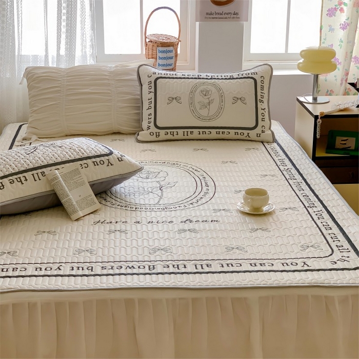 91家纺网 家纺一手货源 找家纺 顾里家纺 2026新款ins大版卡通乳胶席凉席席子 赫本蝴蝶结