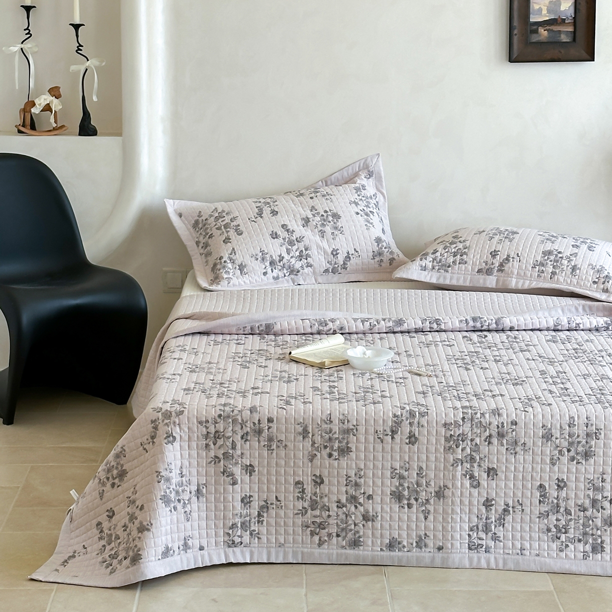 91家纺网 家纺一手货源 找家纺 （总）床盖工厂店 2026新款提花色织麻床盖三件套