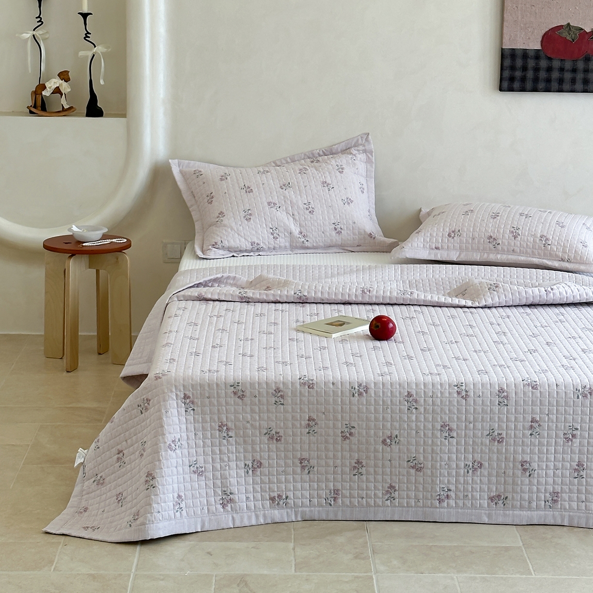 91家纺网 家纺一手货源 找家纺 （总）床盖工厂店 2026新款提花色织麻床盖三件套