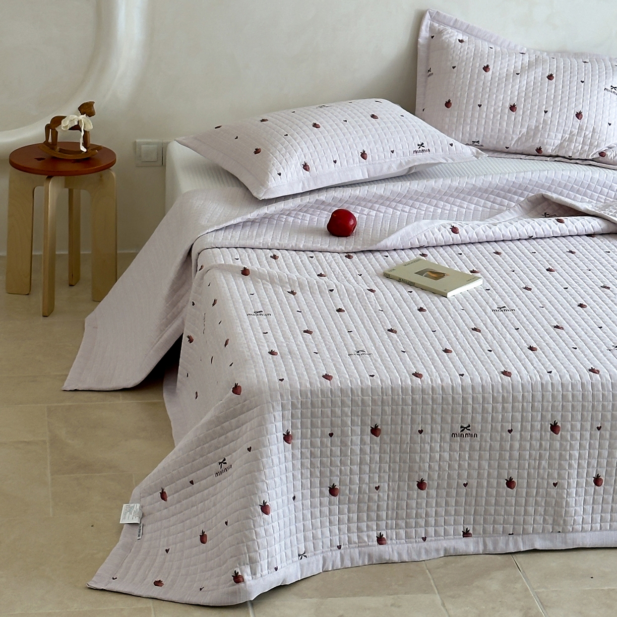 91家纺网 家纺一手货源 找家纺 （总）床盖工厂店 2026新款提花色织麻床盖三件套