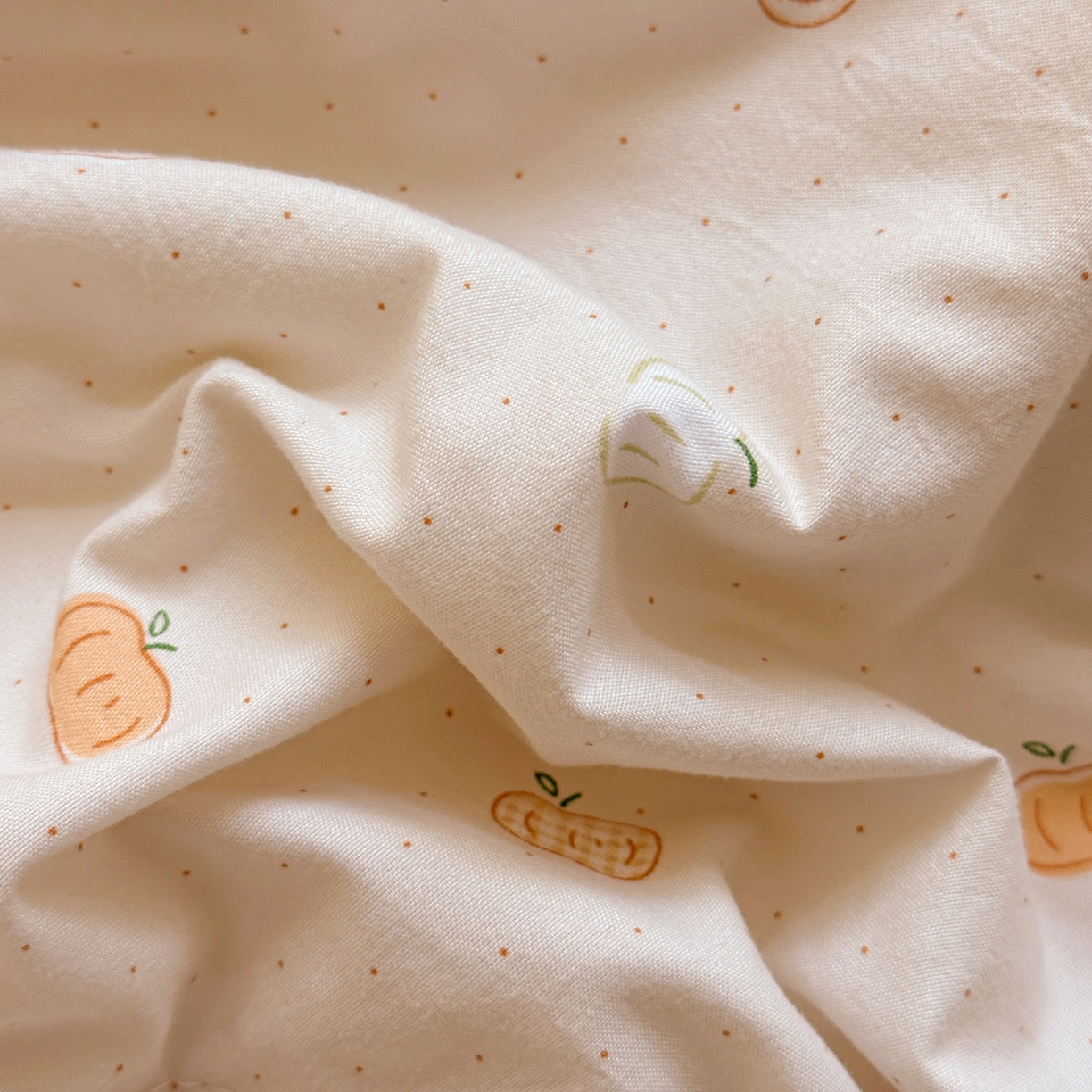 91家纺网 家纺一手货源 找家纺 梦恬佳 2026新款水洗皱皱纱卡通印花夏凉被 南瓜派