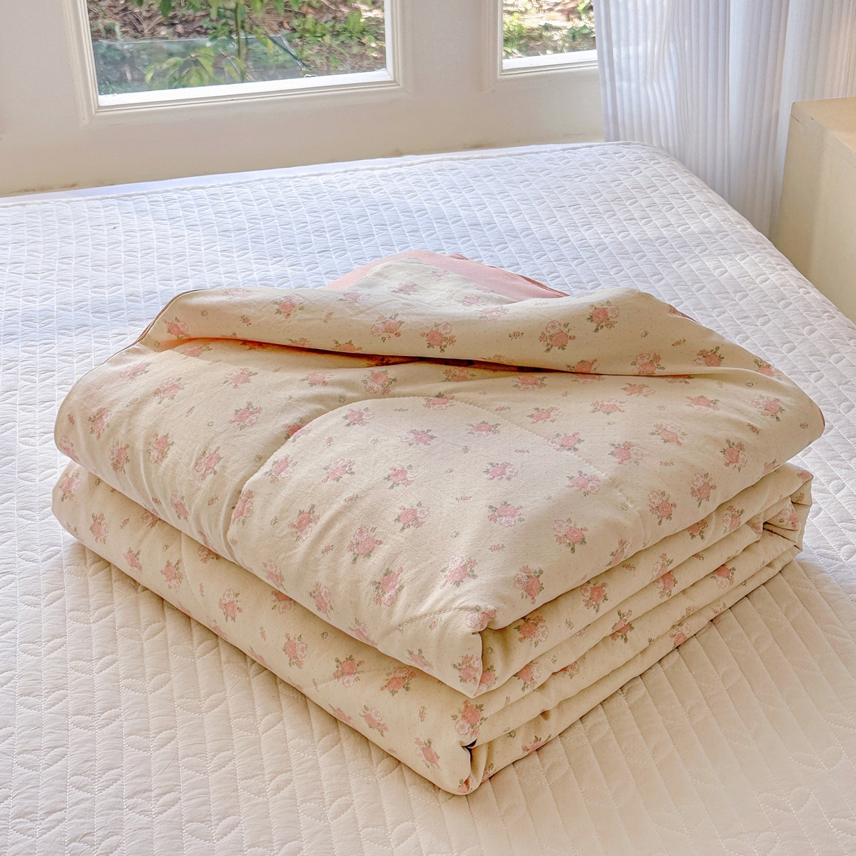 91家纺网 家纺一手货源 找家纺 梦恬佳 2026新款水洗皱皱纱卡通印花夏凉被 梦露