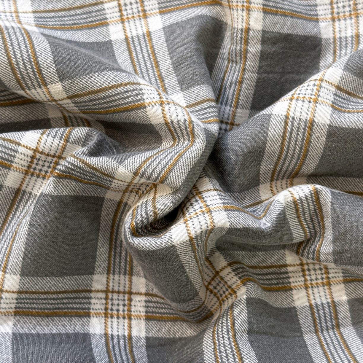 91家纺网 家纺一手货源 找家纺 梦恬佳 2026新款水洗皱皱纱卡通印花夏凉被 灰白格