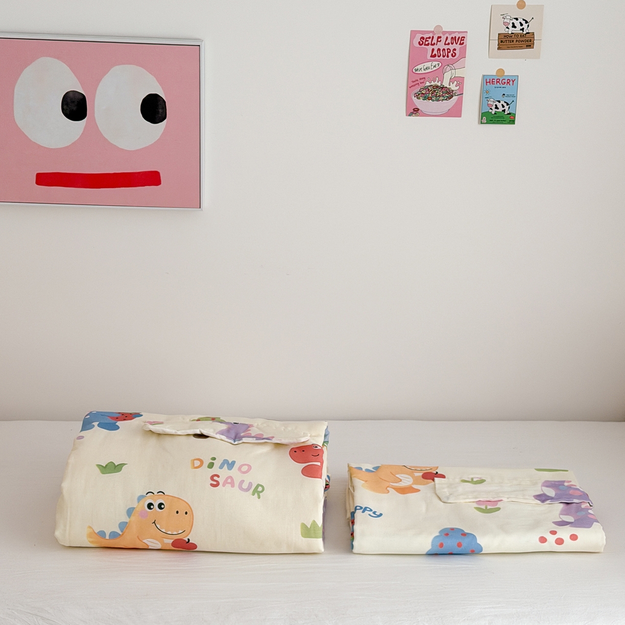 91家纺网 家纺一手货源 找家纺 嗨生活 2026新款全棉纱布护肚防踢睡袋多功能盖毯宝宝夏被 儿童夏被 儿童防踢被 恐龙世界