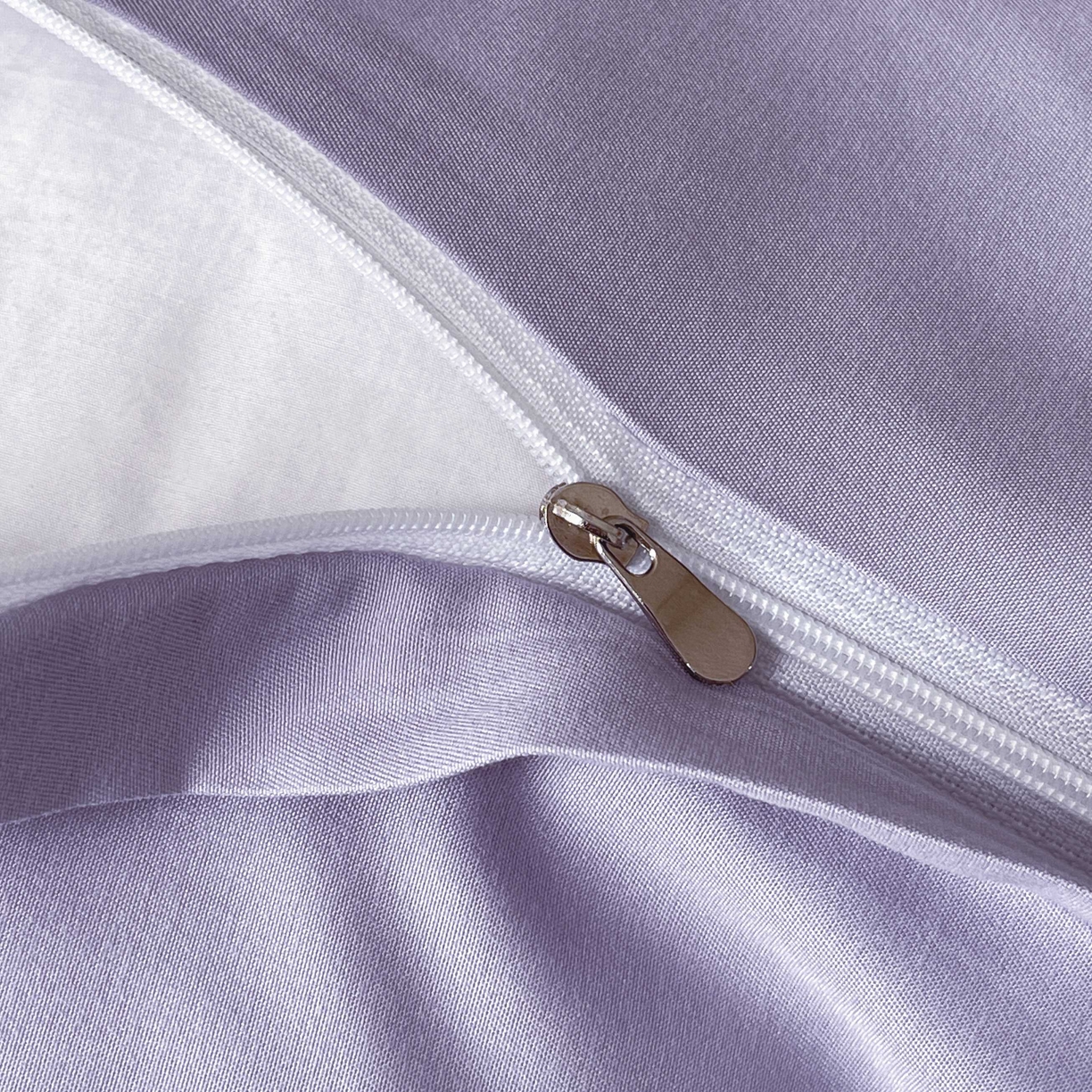 91家纺网 家纺一手货源 找家纺 大麦乐田 2026春夏新款贡缎提花纯色双拼四件套 爱心 初恋紫