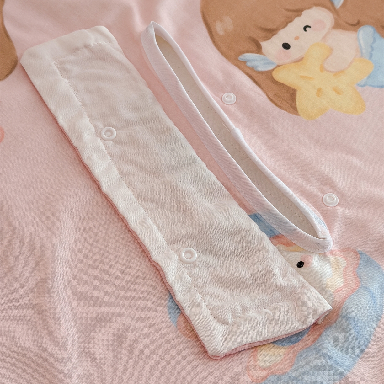 91家纺网 家纺一手货源 找家纺 嗨生活 2026新款全棉纱布护肚防踢睡袋多功能盖毯宝宝夏被 儿童夏被 儿童防踢被 人鱼公主