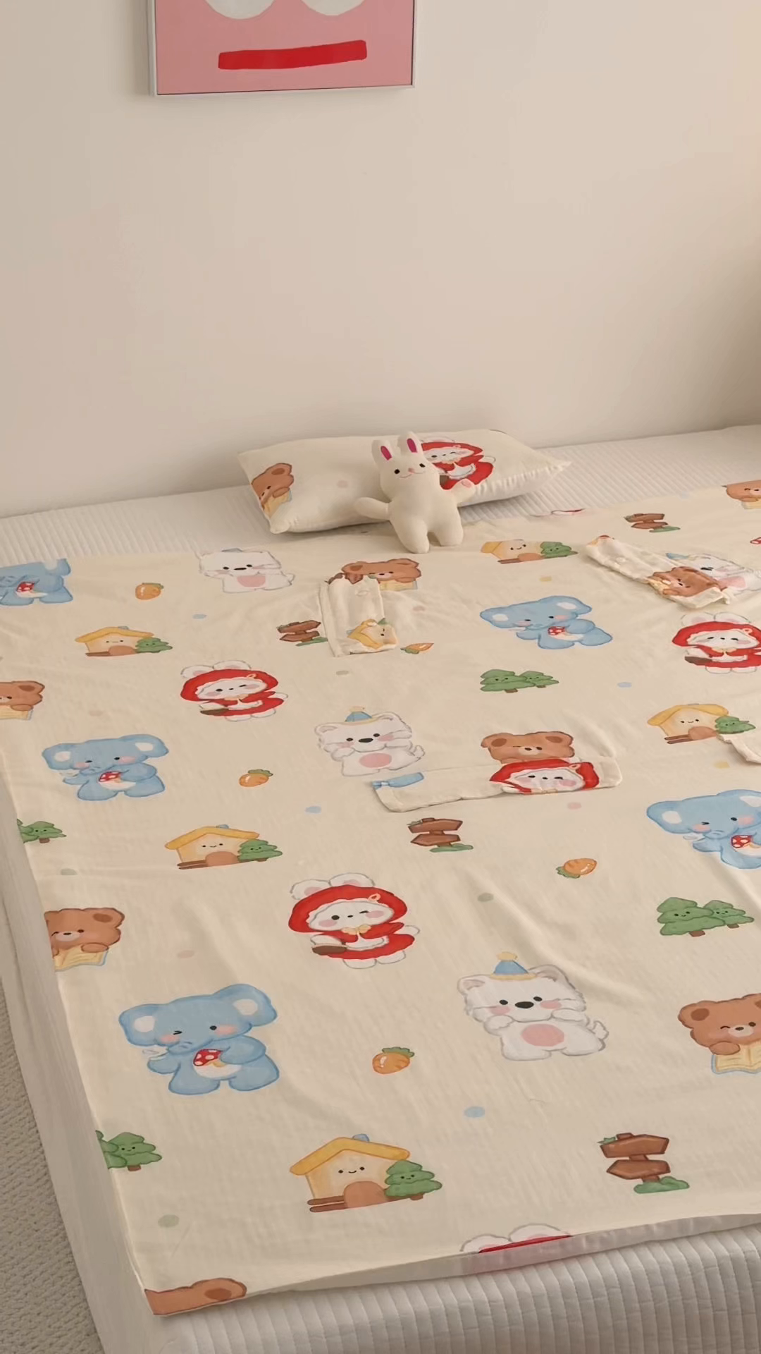 91家纺网 家纺一手货源 找家纺 嗨生活 2026新款全棉纱布护肚防踢睡袋多功能盖毯宝宝夏被 儿童夏被 儿童防踢被 萌宠乐园