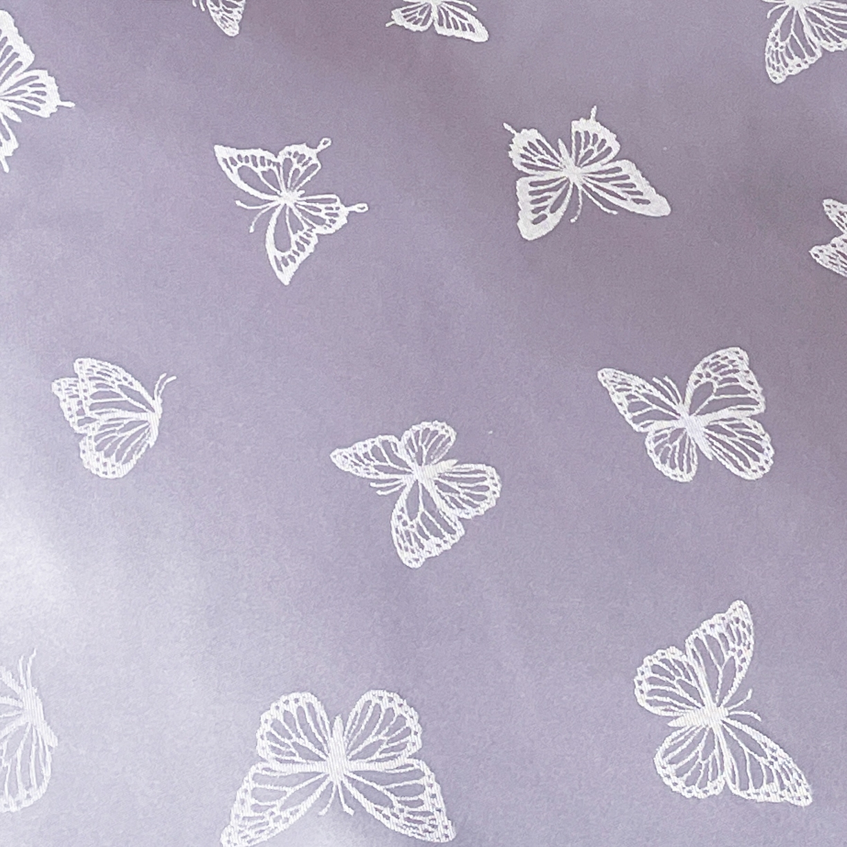 91家纺网 家纺一手货源 找家纺 大麦乐田 2026春夏新款贡缎提花花边双拼四件套 蝴蝶 初恋紫