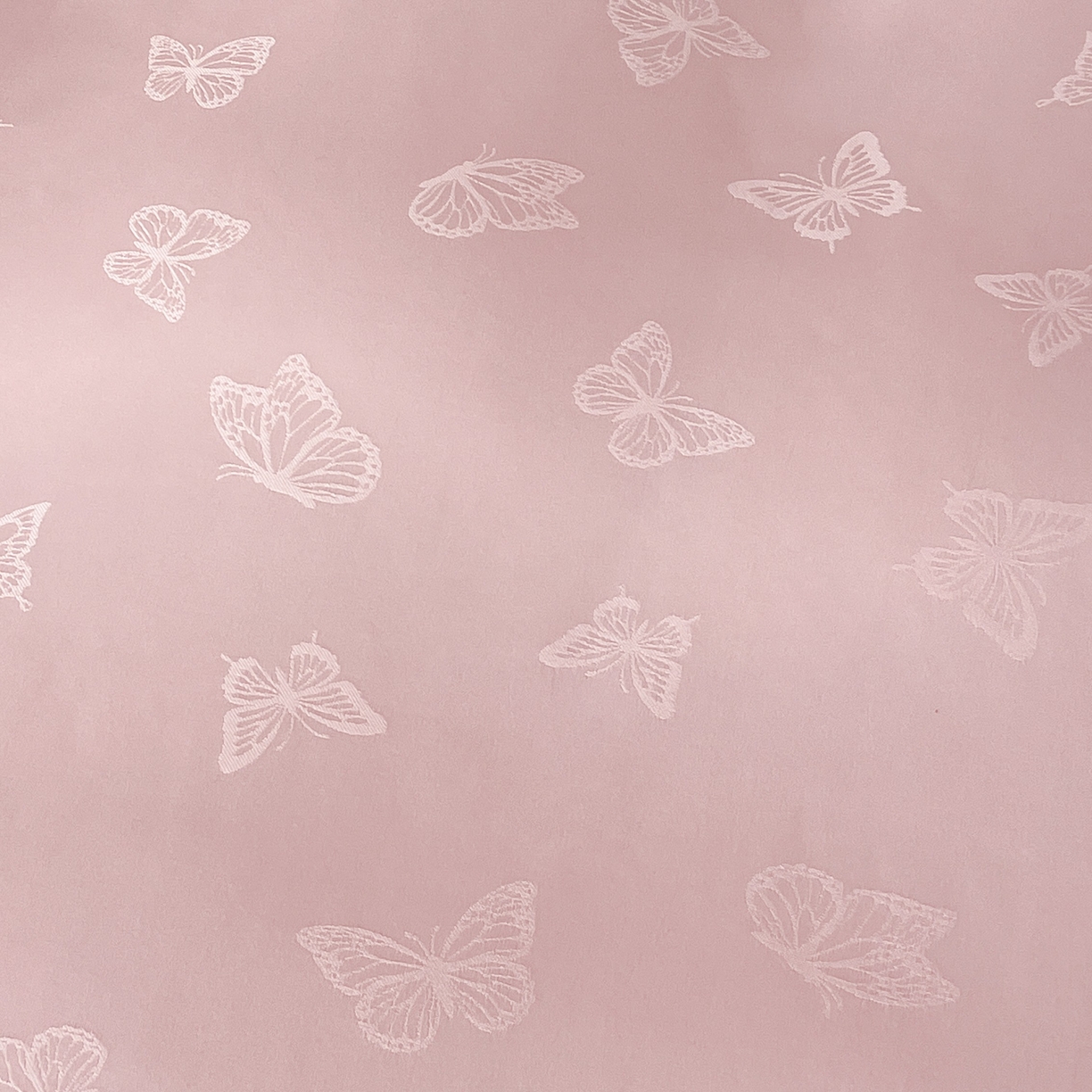 91家纺网 家纺一手货源 找家纺 大麦乐田 2026春夏新款贡缎提花花边双拼四件套 蝴蝶 香粉玉