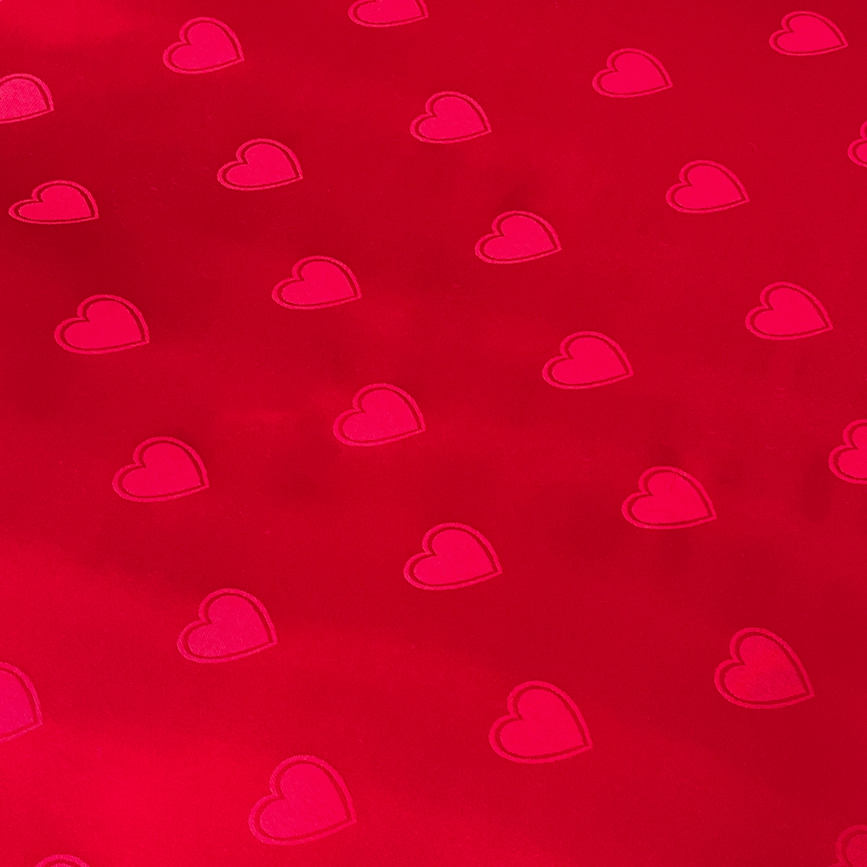 91家纺网 家纺一手货源 找家纺 大麦乐田 2026春夏新款贡缎提花大红四件套 爱心  