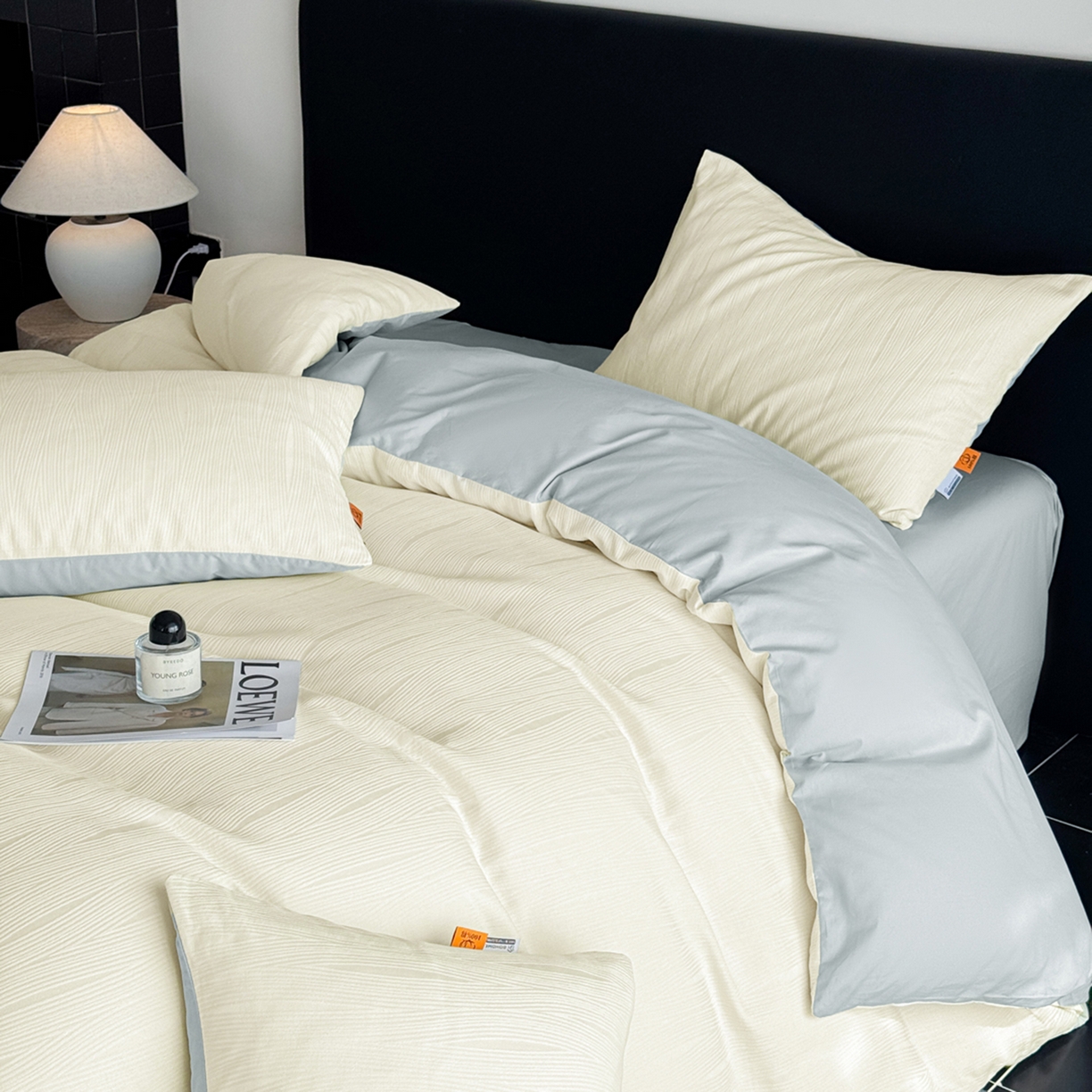 91家纺网 家纺一手货源 找家纺 （总）简宜家居（朝初家纺） 2026新款40支全棉提花四件套--彩绘系列