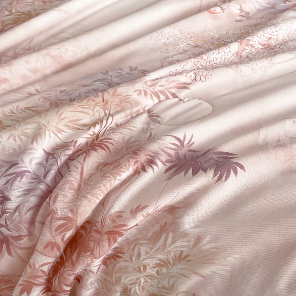 91家纺网 家纺一手货源 找家纺 （总）名兮家居 2026新款印花款锦氨凉感丝夏被空调被夏凉被